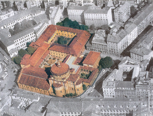 Nhà thờ và tu viện Santa Maria delle Grazie ở Milano - Italy