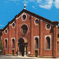 Nhà thờ và tu viện Santa Maria delle Grazie ở Milano - Italy