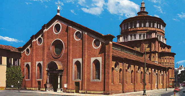 Nhà thờ và tu viện Santa Maria delle Grazie ở Milano - Italy - KhoaHoc.tv