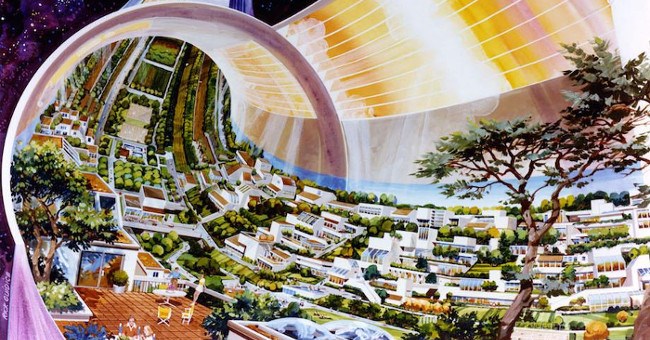 Những thuộc địa không gian đẹp như mơ thay thế Trái Đất