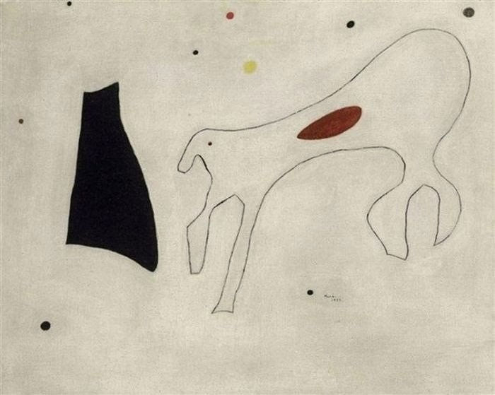 Tác phẩm Peinture Le Chien của Joan Miró, có giá 2,2 triệu USD.
