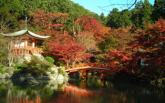 Tại Kyoto có 14 đền đài được Unesco công nhận là di sản văn hóa thế giới.