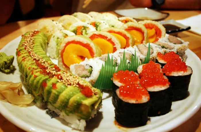 Sushi chứa rất nhiều natri.