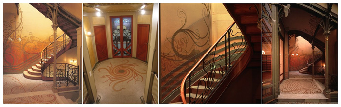 Các nhà ở do Victor Horta thiết kế ở Bruxelles