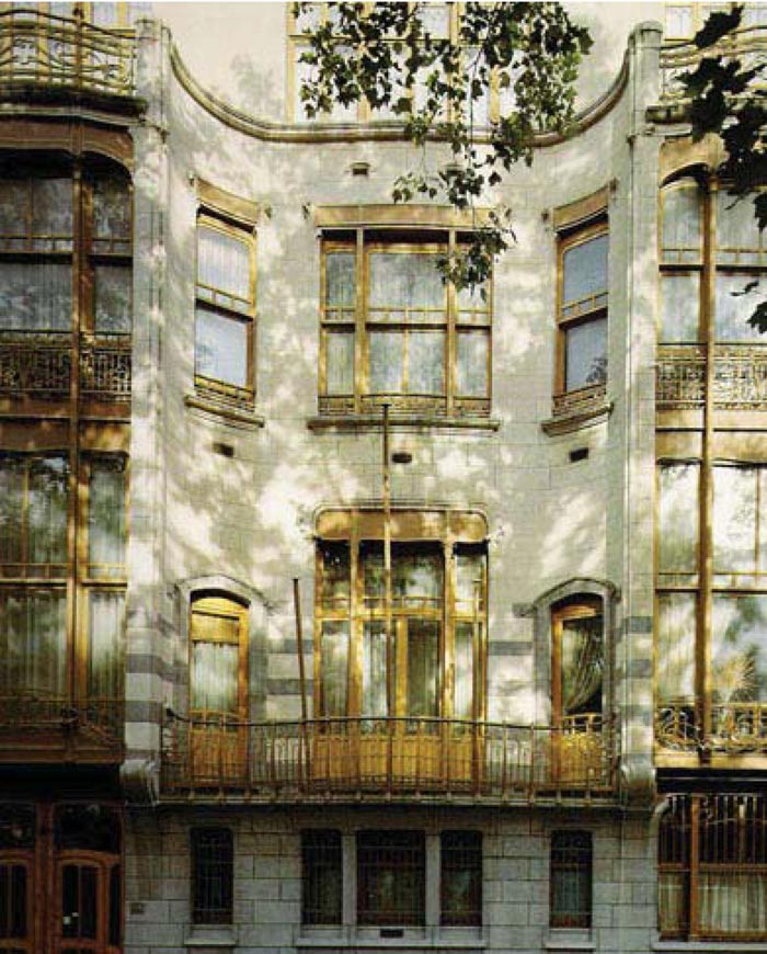 Các nhà ở do Victor Horta thiết kế ở Bruxelles