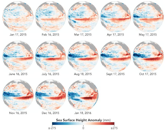 NASA: Chúng ta đang trải qua đỉnh điểm của El Nino