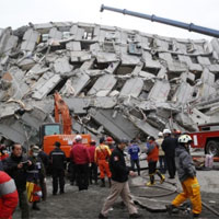 4 người Việt mắc kẹt trong nhà sập do động đất Đài Loan