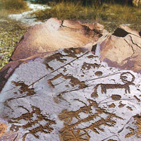 Tranh khắc đá tại khu vực khảo cổ Tamgaly