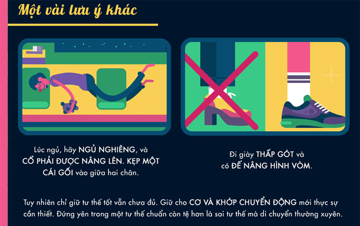 Lợi ích khi giữ cơ thể ở tư thế đúng
