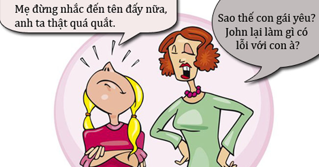 Đau lòng khi mẹ và chồng có cùng quan điểm