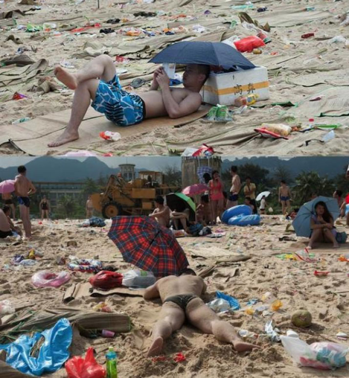 Với hơn 362 tấn rác thải, bãi biển này có lẽ là bãi biển bẩn nhất trên thế giới.