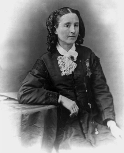 Bác sĩ Mary Edwards Walker với Huân chương Danh dự trên ngực. 