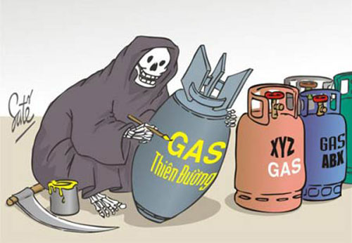 Bình gas là một trong những nguyên nhân hàng đầu gây ra những vụ nổ lớn.