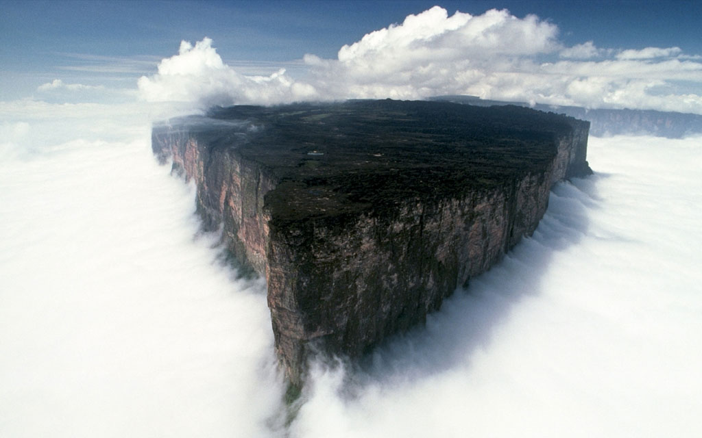 Núi Roraima trên biên giới của Brazil, Venezuela và Guyana