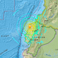 Động đất mạnh rung chuyển Ecuador, 41 người chết