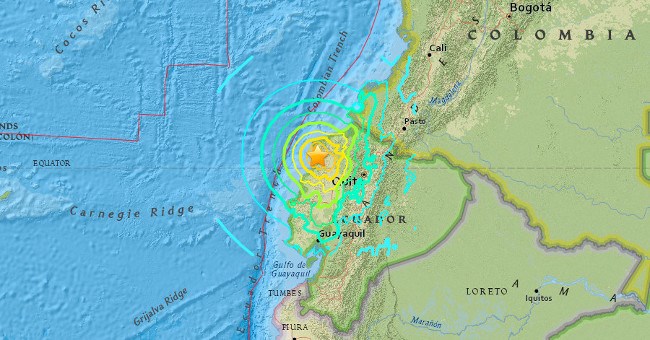 Động đất mạnh rung chuyển Ecuador, 41 người chết
