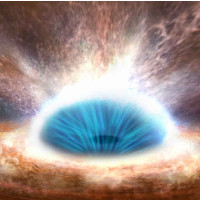 Ba thiên hà hợp nhất "đẻ" ra siêu hố đen