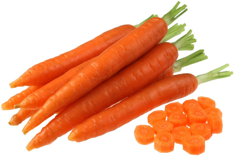Cà rốt có thể giúp làm giảm cháy nắng nhanh chóng.