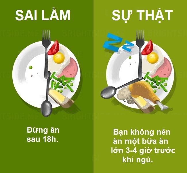 15 quan niệm sai lầm về ăn uống bạn không nên tin
