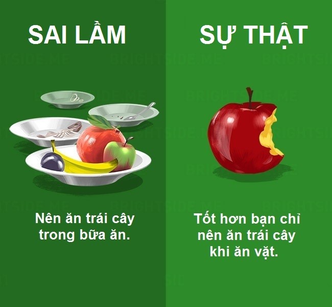 15 quan niệm sai lầm về ăn uống bạn không nên tin