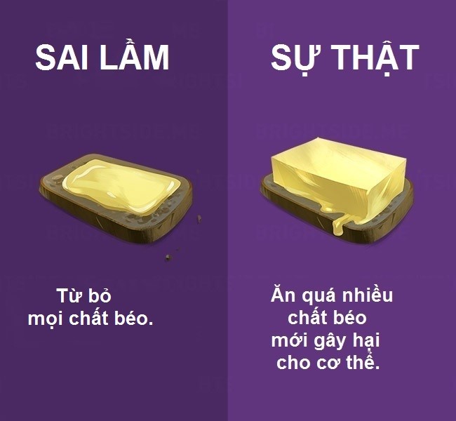 15 quan niệm sai lầm về ăn uống bạn không nên tin