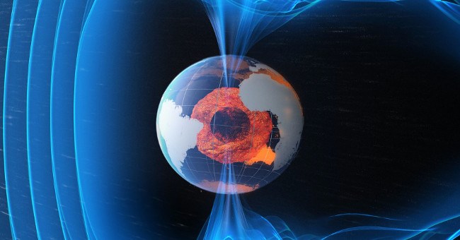 Từ trường hỗn loạn của Trái Đất thời cổ đại