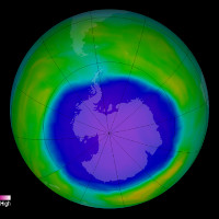 Lỗ hổng tầng ozon tại Nam cực bắt đầu thu nhỏ