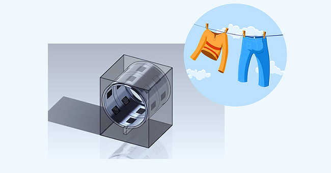 Máy sấy siêu âm giúp quần áo khô nhanh hơn gấp 2 lần