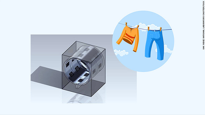 Máy sấy siêu âm giúp quần áo khô nhanh hơn gấp 2 lần