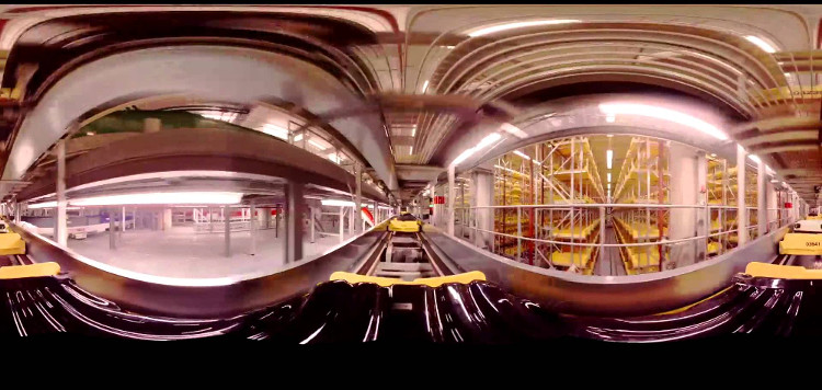 Quá trình vận chuyển hành lý ở sân bay Schipol.