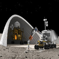 NASA đang nghiên cứu cách xây nhà trên Mặt trăng