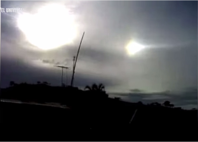 Hình ảnh quầng sáng khổng lồ tại Columbia.