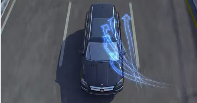 Nhờ công nghệ này, xe Mercedes-Benz không sợ gió tạt ngang - KhoaHoc.tv