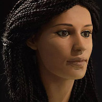 Tái tạo lại khuôn mặt người phụ nữ Ai Cập sống cách đây 1500 năm