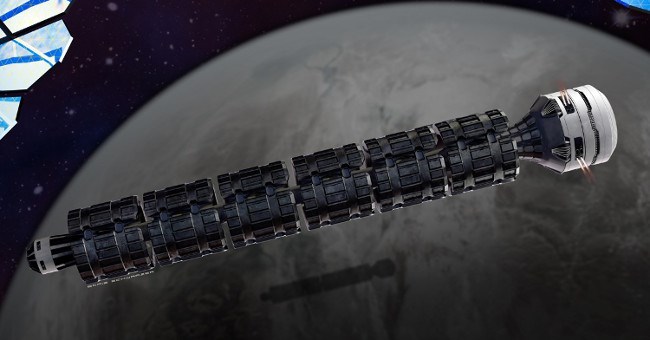 Tàu hỏa vũ trụ đi từ Trái Đất lên Mặt Trăng trong hai phút