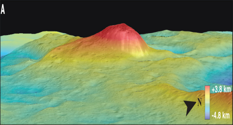 NASA phát hiện núi lửa băng bí ẩn trên hành tinh lùn Ceres