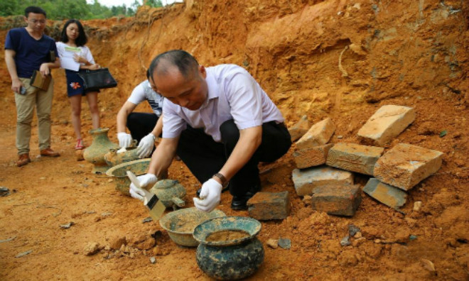 Tìm thấy cổ vật đồng đen thời Xuân Thu Chiến Quốc