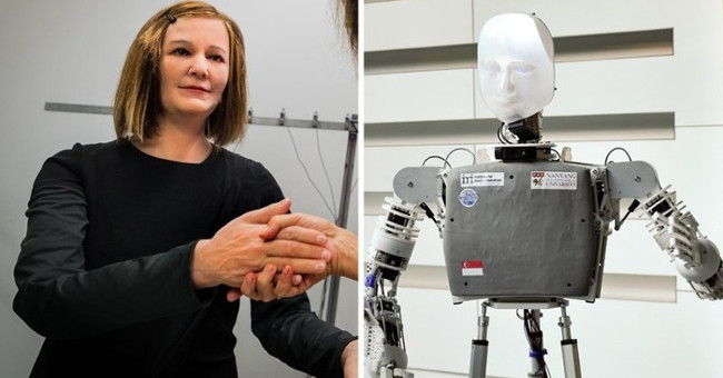 Robot trợ lý Nadine giống hệt con người