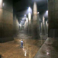 Tokyo đẩy nước xuống “Điện Pantheon dưới đất”, hồ lượn dưới sông