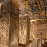 Những bức ảnh hiếm hoi bên trong lăng mộ Pharaoh ở Ai Cập