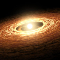 Không riêng gì sao lớn, sao lùn cổ cũng có vành đĩa khí bụi