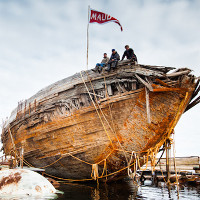 Tàu thám hiểm tái xuất sau 86 năm vùi dưới băng Bắc Cực