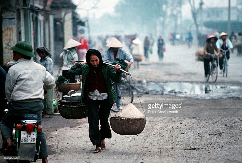 Nét "quê" của Hà Nội năm 1992.