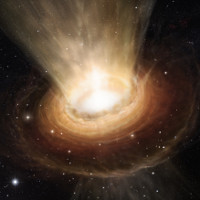 Mãn nhãn cảnh sao đỏ N6946-BH1 lọt vào lỗ đen quái vật