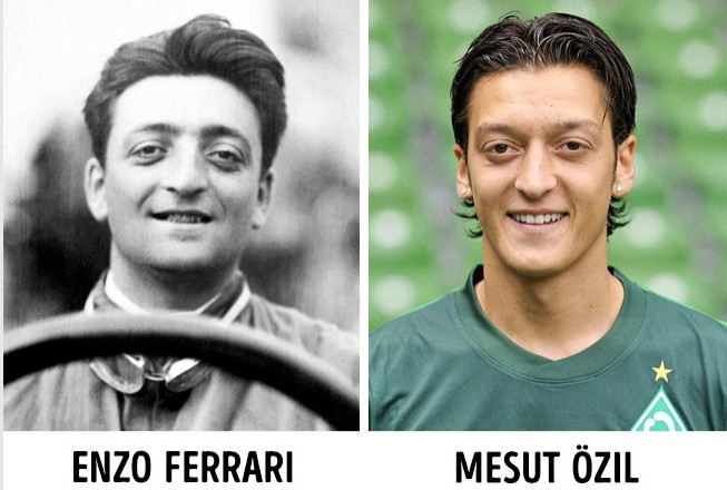 Trường hợp giống nhau đến kỳ lạ của Enzo Ferrari và Mesut Özil