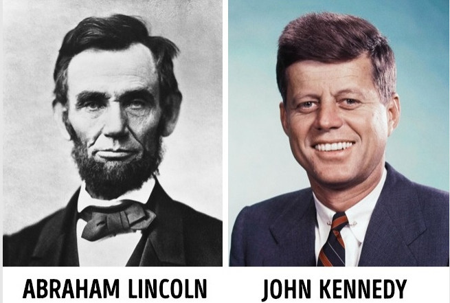 Sự trùng hợp trong tiểu sử của Lincoln và Kennedy