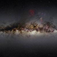 Hình ảnh tuyệt đẹp về Ngân Hà khi quan sát qua sóng vô tuyến