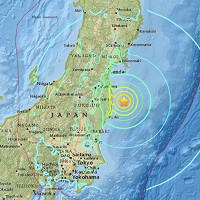 Động đất 7,3 độ Richter gây sóng thần nhỏ ở Nhật Bản