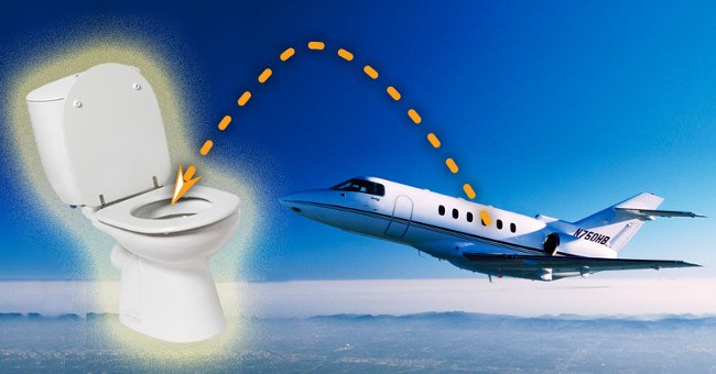 Chuyện gì xảy ra khi bạn nhấn nút xả bồn cầu trên máy bay?