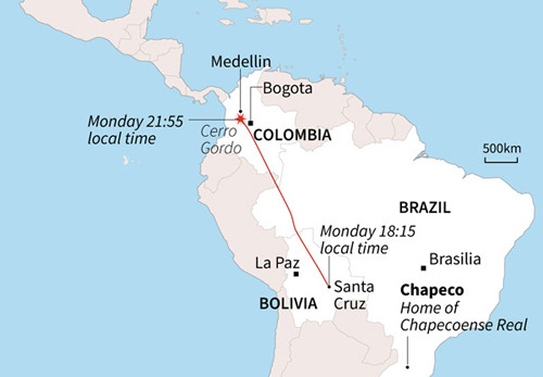 Phút tuyệt vọng của phi công chứng kiến máy bay chở đội bóng Brazil rơi